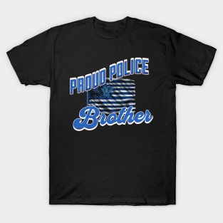 Proud Police Brother T-Shirt